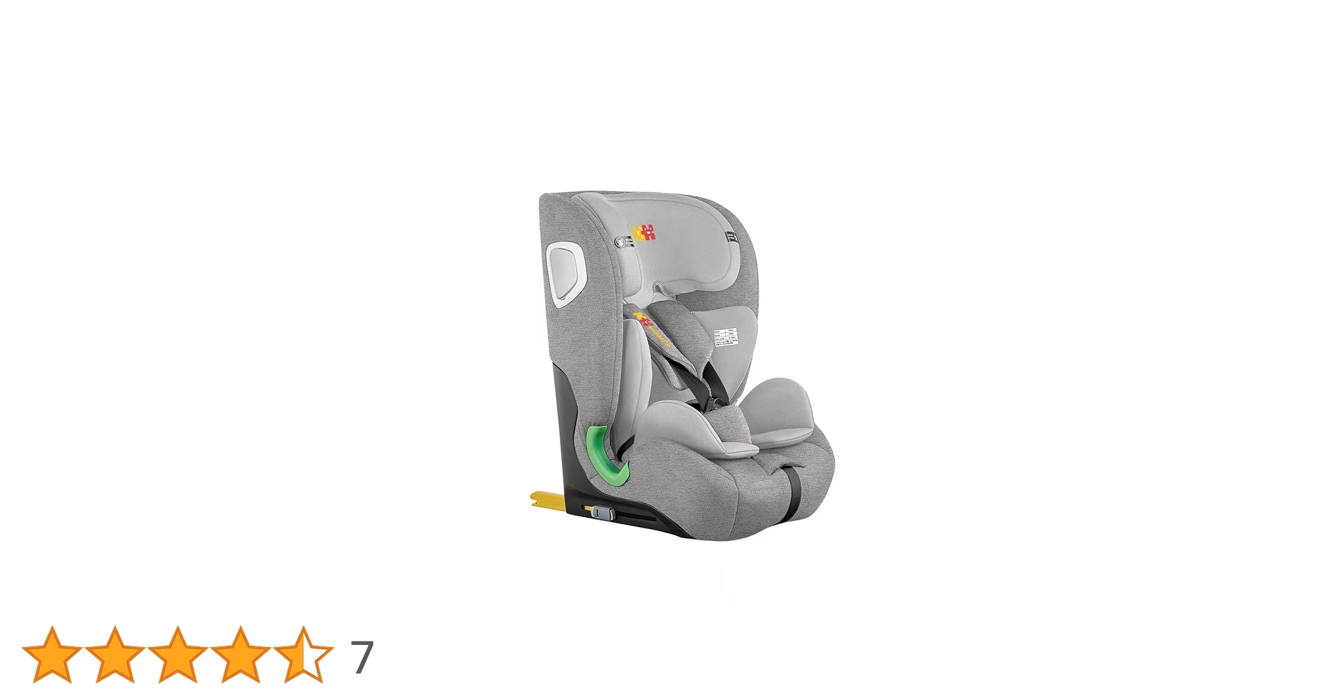 R129 調整可能なヘッドレスト付きチャイルドシート。 Amazon | Kidstre ジュニアシート ISOFIX R129適合 身長76-150cm