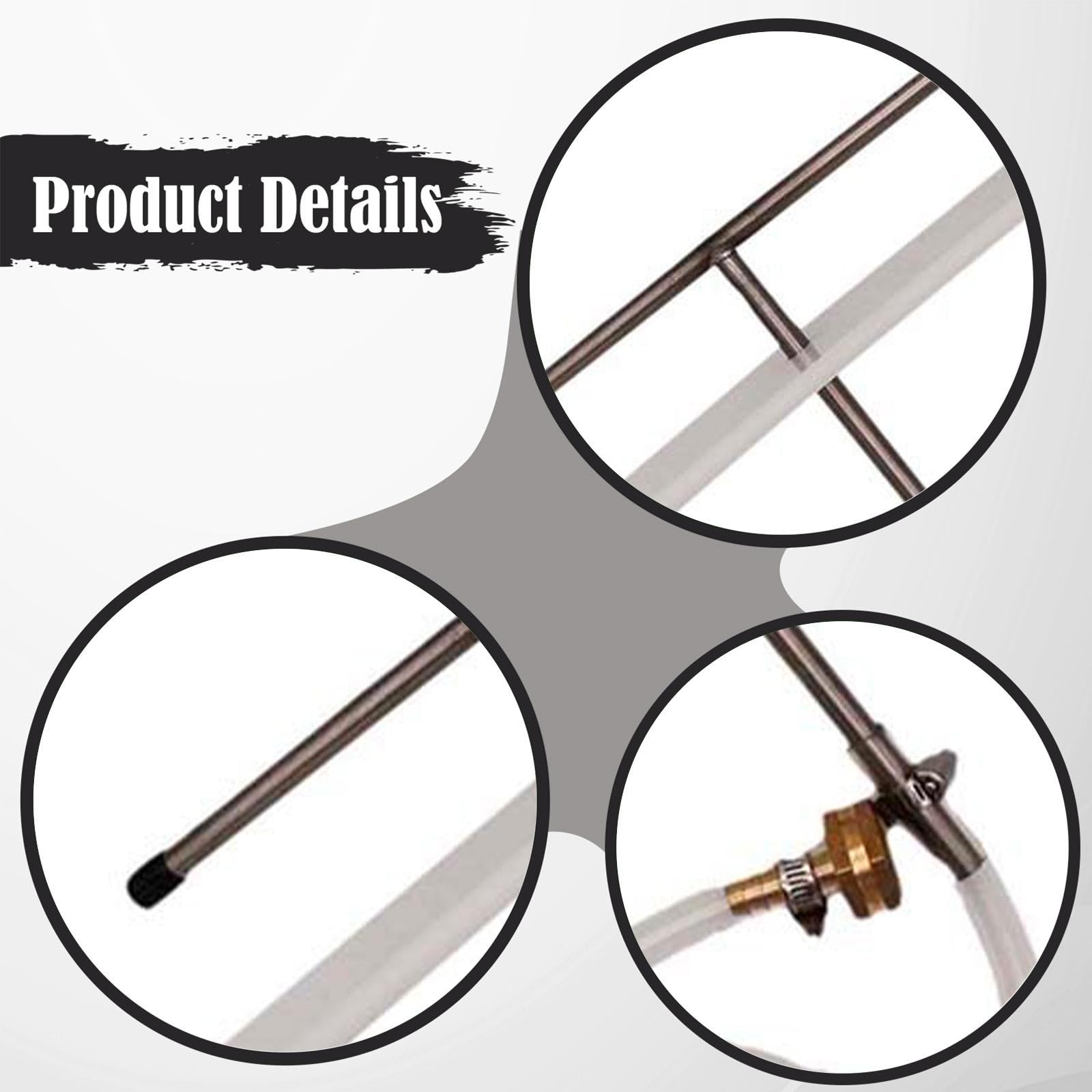 Kit Braccio di Spruzzatura per Testina di Irrigazione, Professionale, Facile Da Usare, Accessorio di Ricambio per La Preparazione Della Birra Compatto
