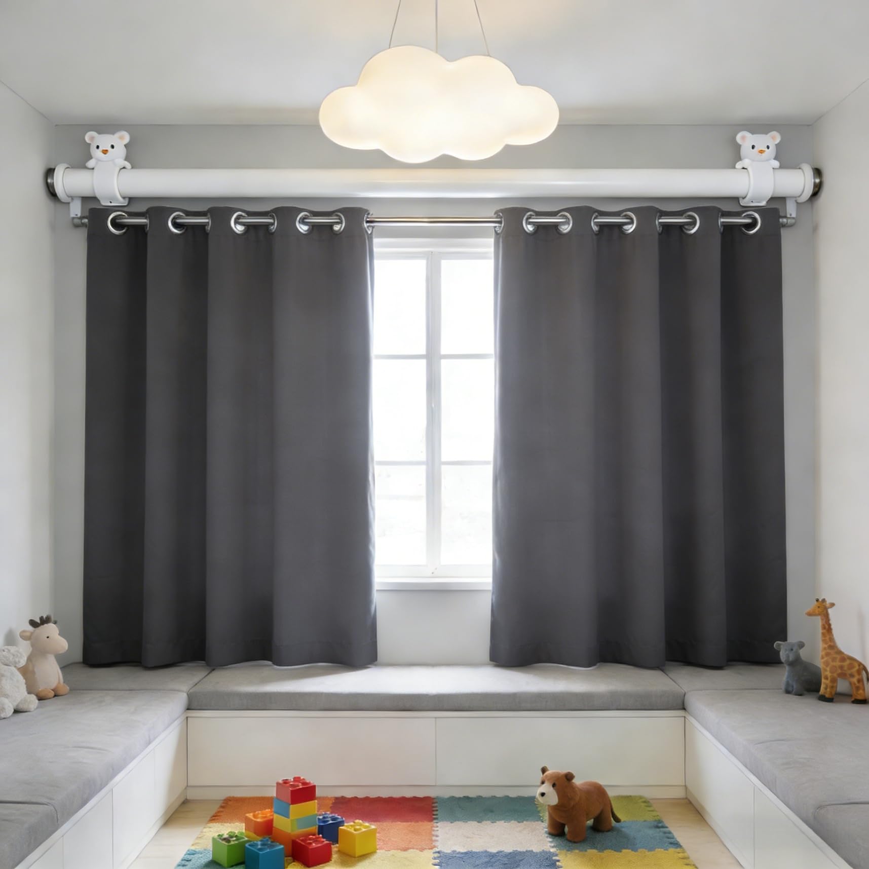 Cortinas opacas contra el ruido y la temperatura exterior para conseguir un sueño profundo