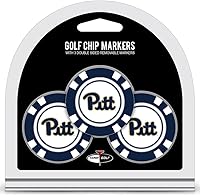 Vista 9 de Team Golf NCAA - Marcadores para pelotas de golf tamaño de ficha de póquer con marcadores de doble cara esmaltados más pequeños