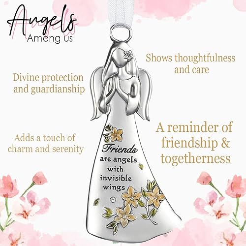 Miniatura 9 de Ángeles Among Us Ornamento - Amigos son ángeles con alas invisibles