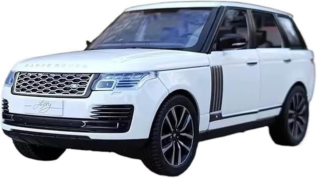 1 32 for Range Rover Sports SUV Alloy Car Model Diecast Metal Off-Road Vehicles Sound and Light Car Model Gifts Simulation Vehicle PlaysetWhite