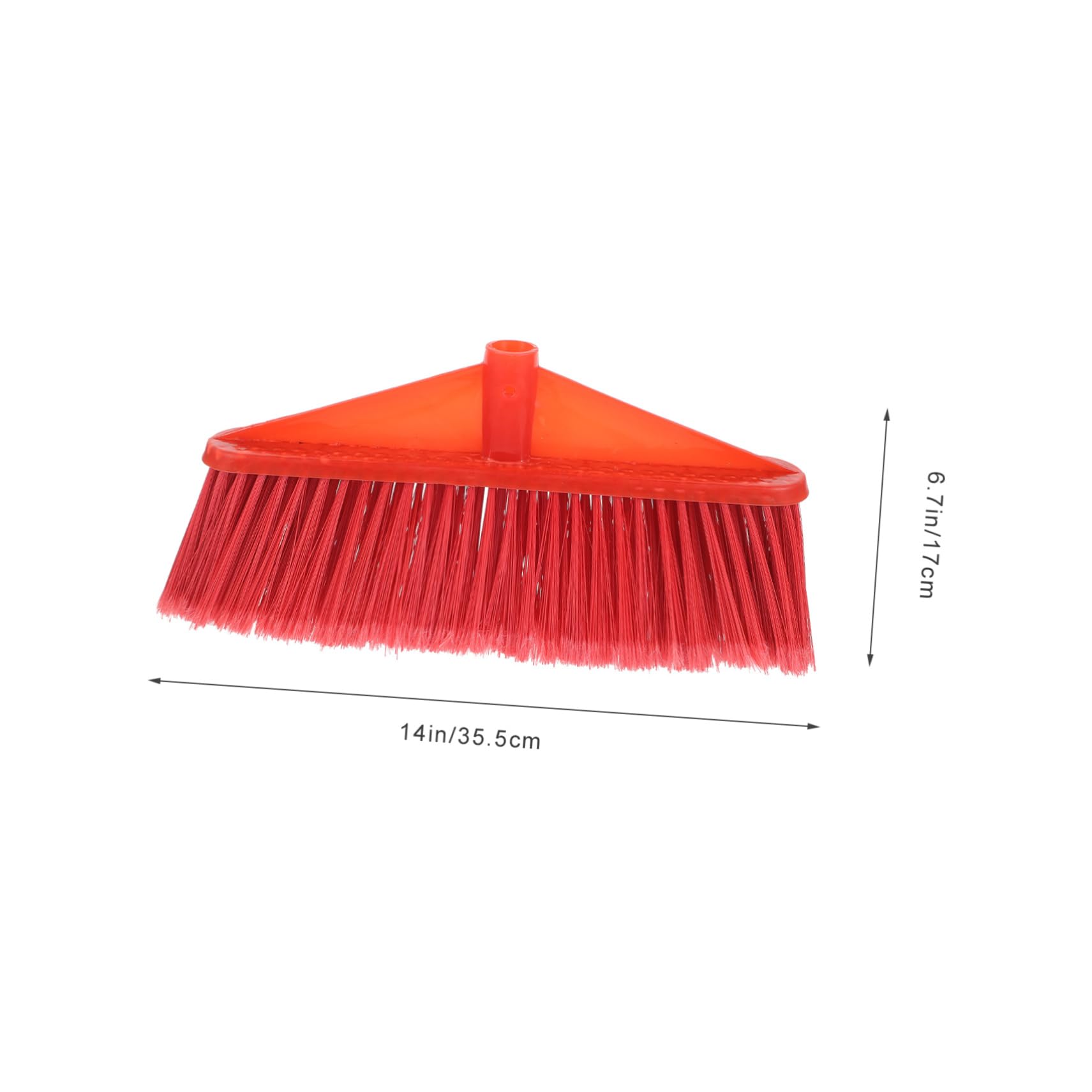 GOOHOCHY Sweeping Tool Plastic Sweeper Head Broom Replacement Head for Efficient Cleaning