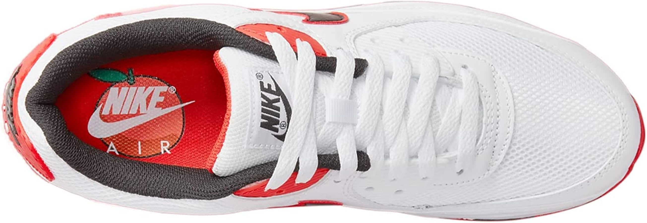 ☆セール☆Nike Air Max 90 With A Subtle Pop Of Orange Amazon.com | NIKE Men's Modern, White Black Max Orange, 10
