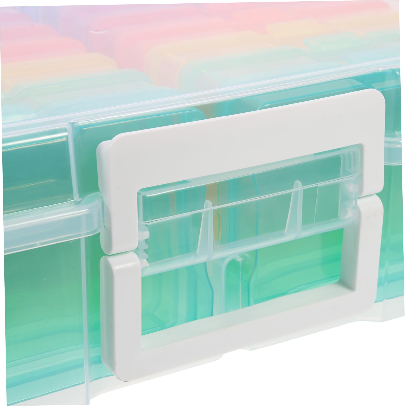NUOBESTY Kunststoff-aufbewahrungsbox Für Fotos Als Grußkarten-organizer Kartenaufbewahrungsbox Mit Transparentem Design Foto-aufbewahrungsbox Als Schmuckschatulle Leicht Tragbar Für Ordnung