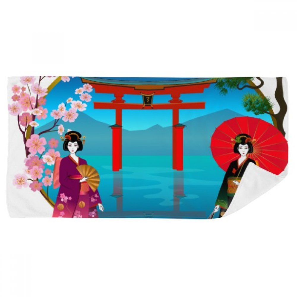 Kimono fille japon serviette de bain compacte anti-encombrement pour le sport