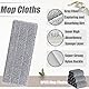 Mop Pads,8 Stück Mop Microfaser Reinigung Pads,Waschbarer Saugfähiges Wischmopp Bezug,Ersatz Mop Pads,Mikrofaserpad Geeignet für die meisten Bodentypen und maschinenwaschbar