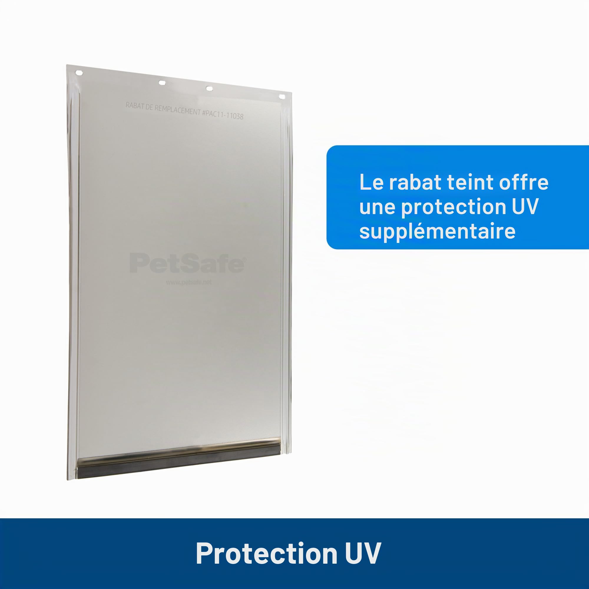 Petsafe, Battant de Remplissage pour Animaux, Design Innovant, Installation Facile, Sécurité Renforcée, Polyvalent, 20,6x29,8 cm, Transparent, Modèle Staywell