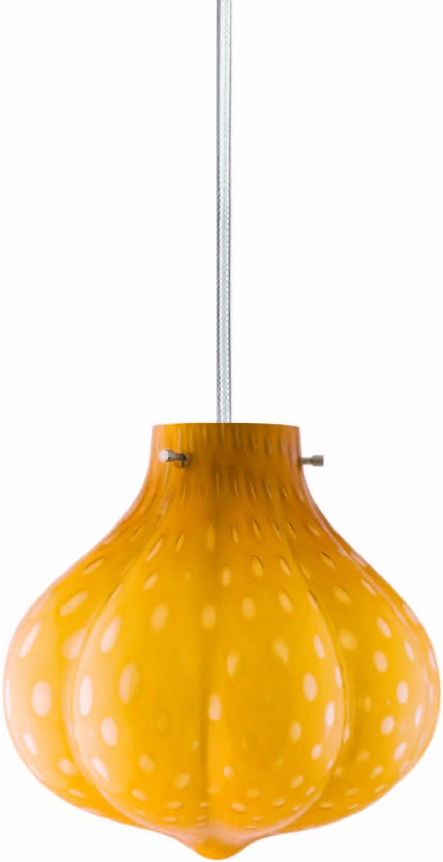 Prima Lighting 763-L0-5420-AG-BK-BC Binn Series LED Pendant with Amber Bubble Grid Glass