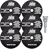 USA Die Grinder Cut-Off Wheel and Mandrel Kit, 3-Inch x 1/32