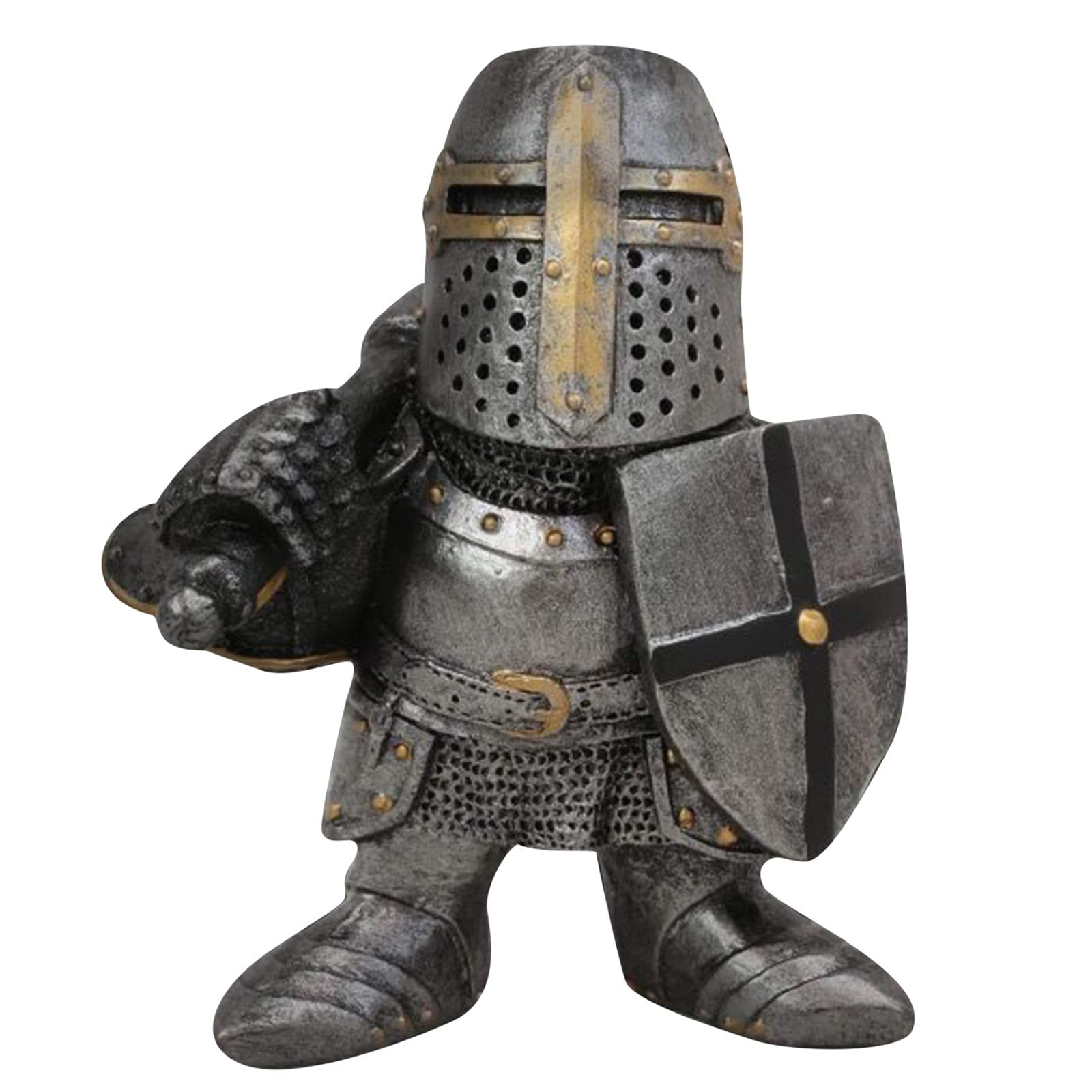 Buy Knight Gnome Guard Garden Sculpture, European Armor Knights