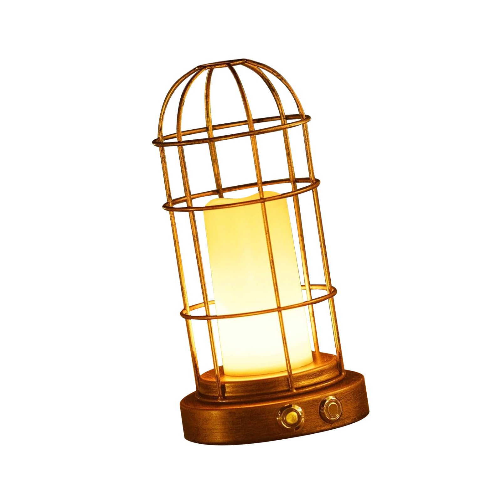Nucelit (1 Piece) Metal and ABS Constructed Cage Desk Lamp Vintage Modern LED Aluminum Trioxide Indoor Surrounding Lighting LED Touch Control Desk Lamp