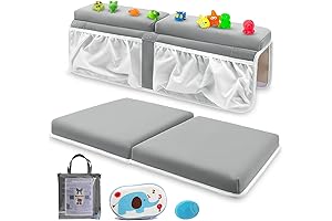 Baby Bathtub Kneeler and Elbow Rest Pad Set for Comfort and Convenience