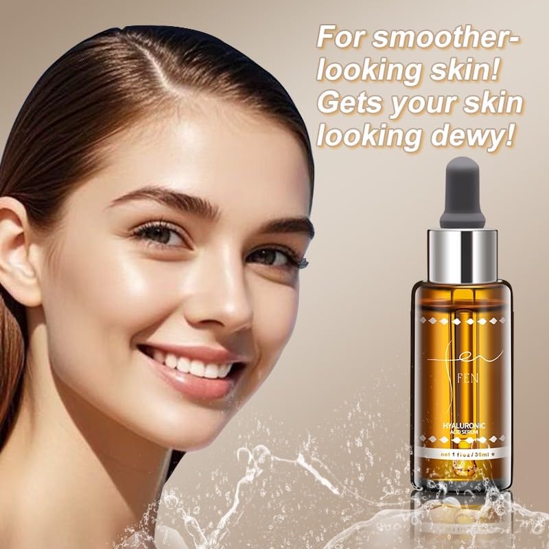 fen FEN 85% Hyaluronic Acid Serum – Deep Hydration & Anti-Aging Face Moisturizer, Lightweight & Fast-Absorbing, Enriched with B5,Aloe & Chamomile for Plump, Radiant, Glass Skin – 30ml / 1oz - Image 5