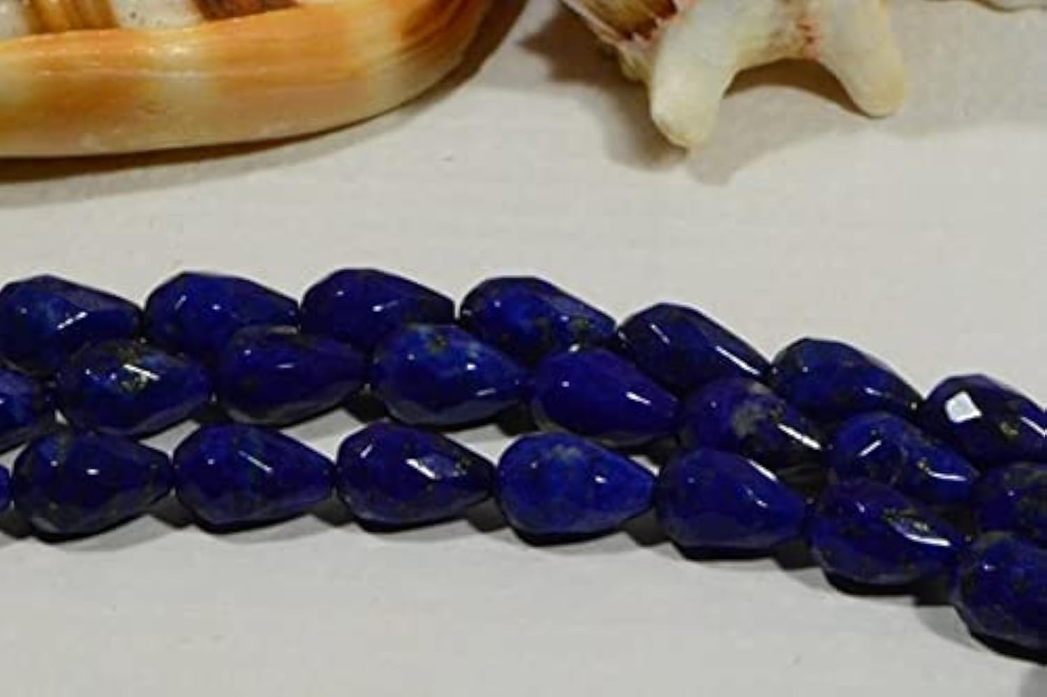 Lapis Lazuli perles naturelles bleu royal 12x8mm pour DIY apprêts et composants de bijouterie