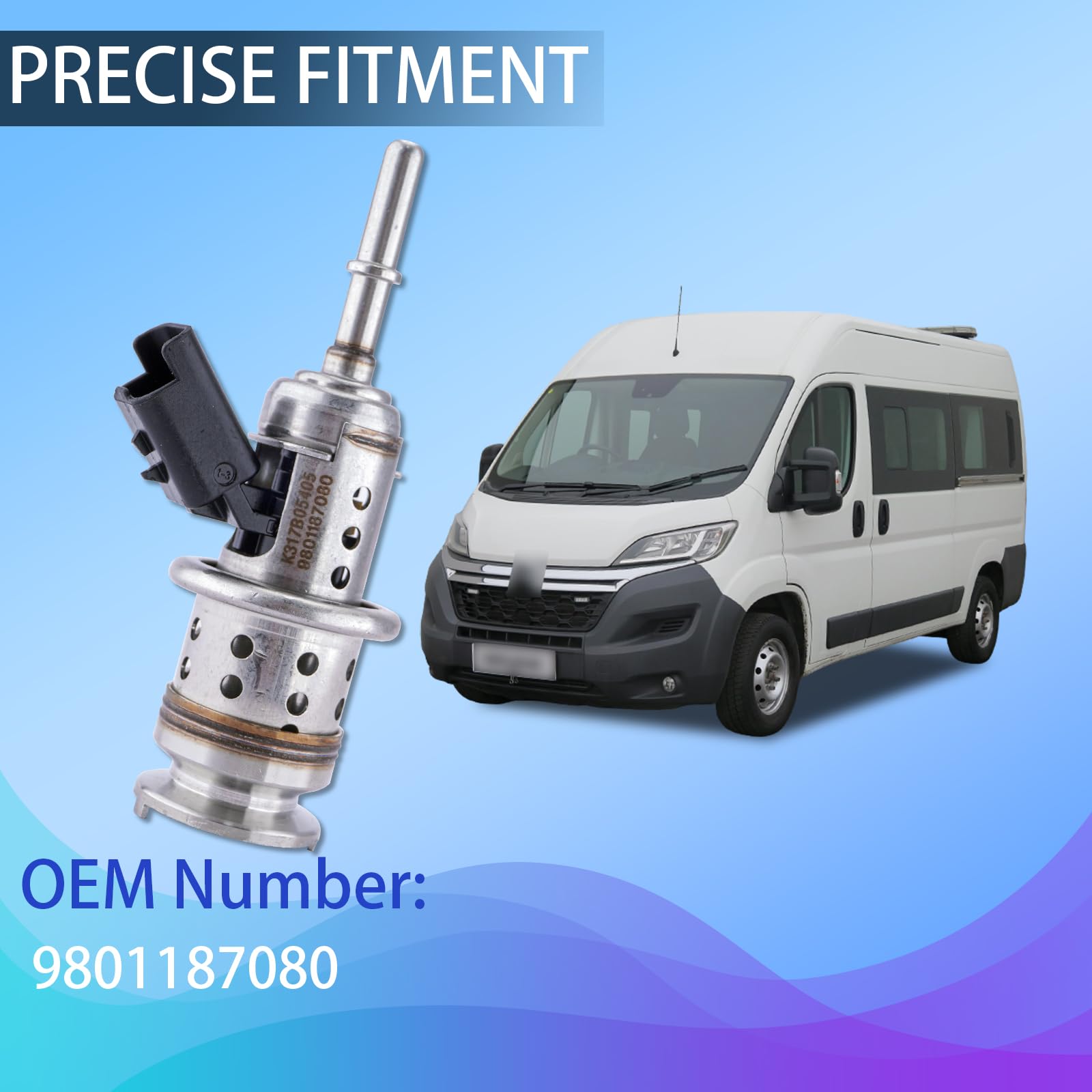 Iniettore Carburante #9801187080 per Citroen C4 C5 Dispatch DS4 DS5 Jumpy Relay ProAce Boxer per Peugeot 3008 308 5008 508 Boxer Expert Traveller 2.0 BlueHDi