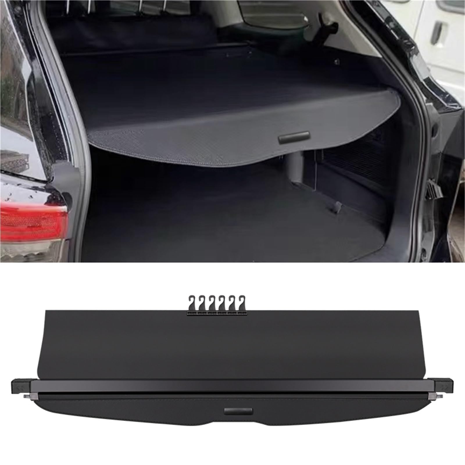 Versenkbare Trunk Cargo Abdeckung Paket Rack Schild Privatsphäre Für Toyota Für 4Runner 2010 2011 2012 2013 2014 2015 2016 2017 2018-2022 Gepäckraumabdeckung