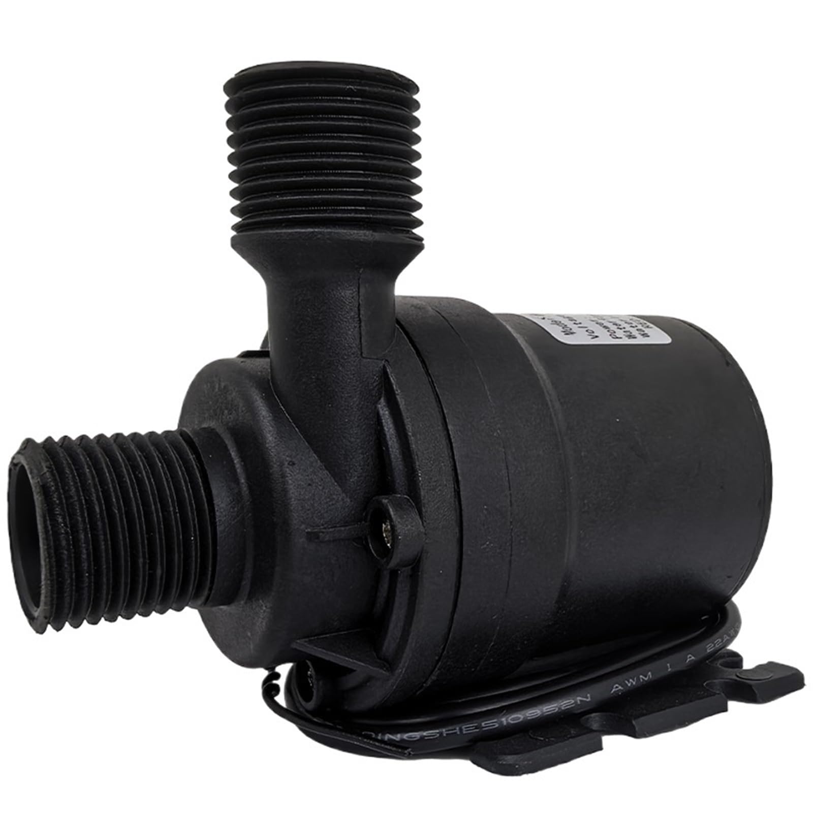 1 szt. DC 12 V/24 V 1000 l/h bardzo cicha pompa wodna bezszczotkowy silnik zanurzalna pompa do akwarium podgrzewacz wody prysznic pompa wspomagająca (połączenie przewodowe 24 V, EU_BAOTA PKG)