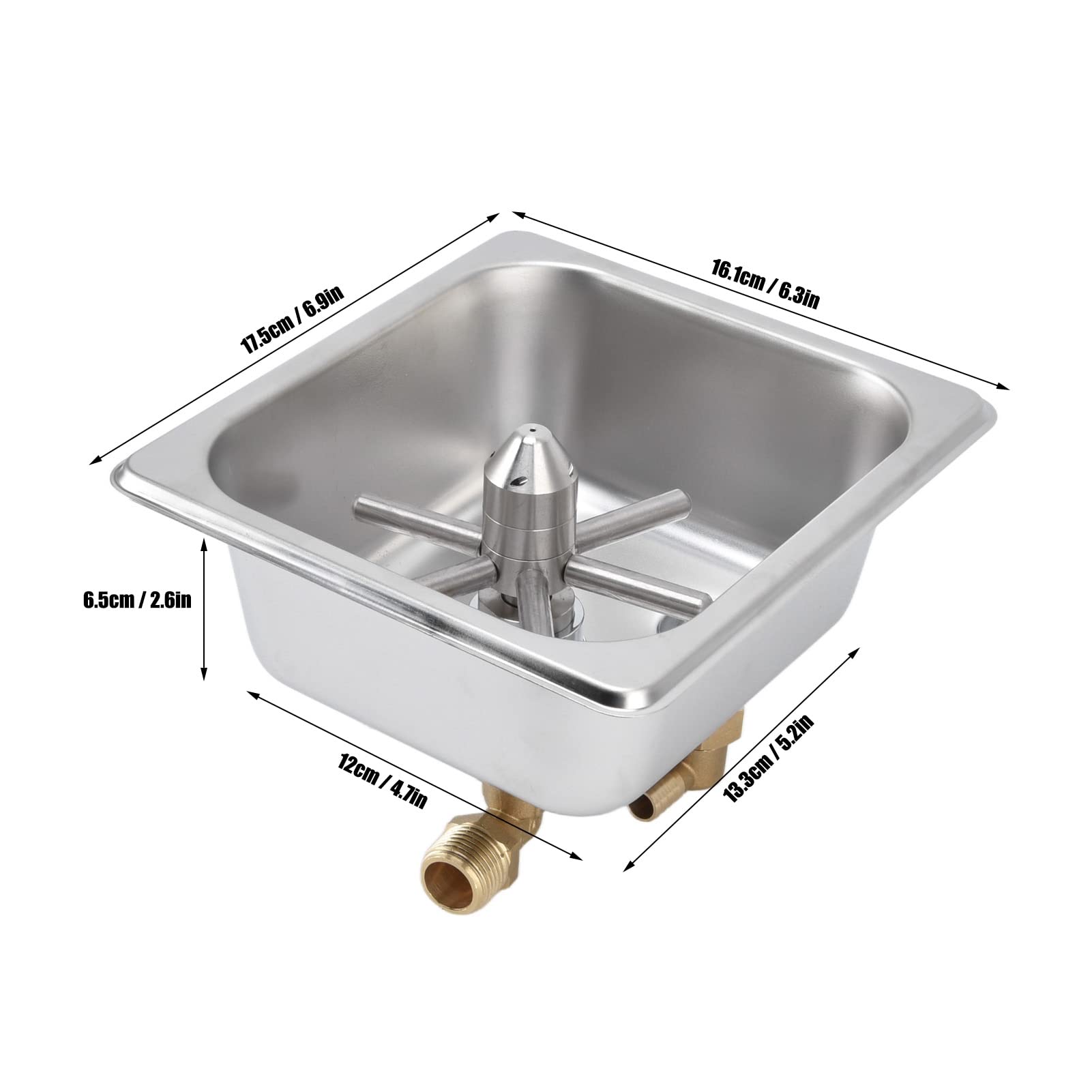 Sciacquatrice per Vetro in Metallo per lavello da Cucina, lavello da Cucina Sciacquatrice per Vetro Detergente per rondella per Tazza di Vetro in Acciaio Inossidabile per Bar dell'hotel caffè Latte