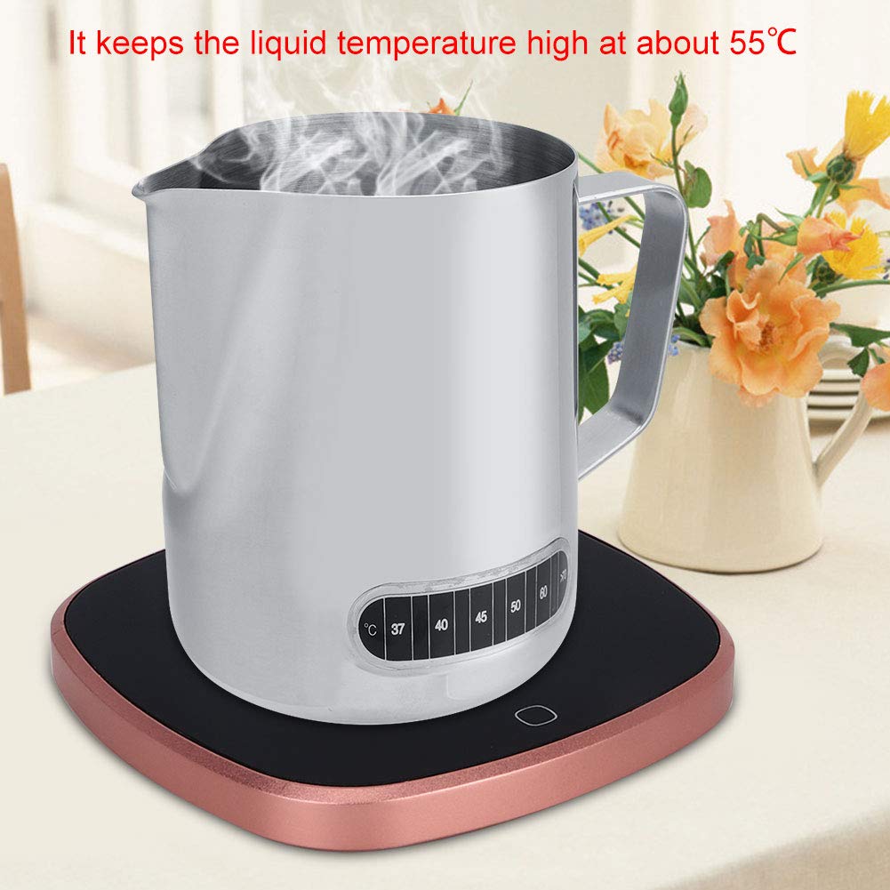 USB-mokverwarmer Constante Temperatuur Waterdichte Verstelbare Elektrische Drankverwarmingsplaat voor Keramische Koffiekopjes (Wit