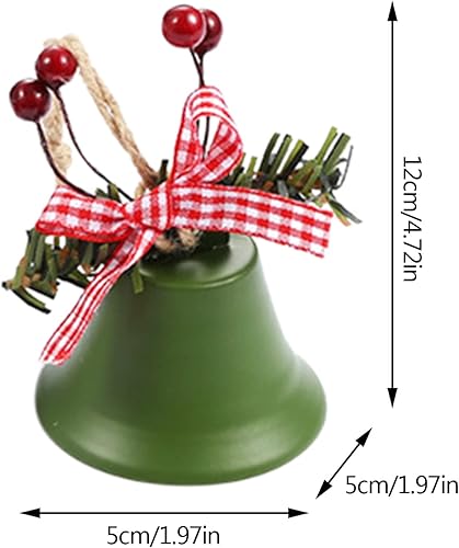 Miniatura 4 de Adorno de campana personalizable, adorno de árbol de Navidad, adorno de árbol de Navidad, colgantes decorativos rojos, muñecos de cascabel, árbol de