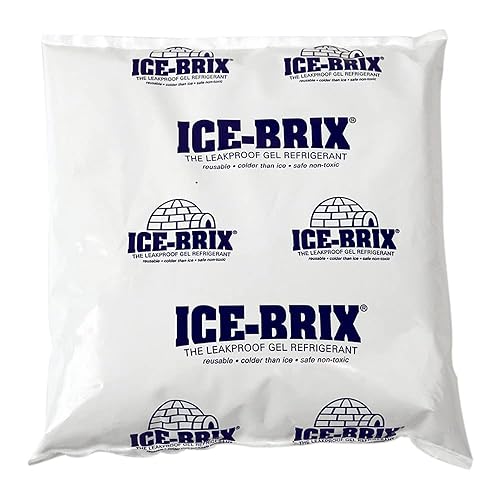 Polar Tech IB 16 Paquetes de hielo Brix refrigerante herméticas Capacidad de 16 onzas Paquete de 18