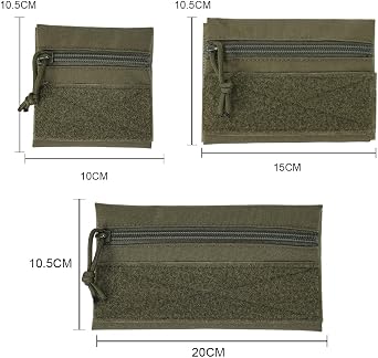 SINAIRSOFT Tactical Hanging Pouch Admin Pouch Accessory Pouch for Tactical MK3 & MK4 Vests Chest Rig & Backpacks