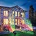 Laser Christmas Lights, Moving RGB Christmas Projector Light, 3 Color Motion Firefly Decorative Lights Show for Halloween Christmas Holiday Garden Patio