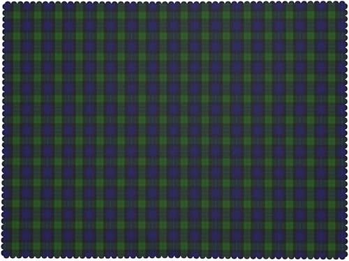 Miniatura 9 de Mantel rectangular con diseño de tartán escocés de Clan Gunn, resistente a cuadros, lavable, mantel decorativo para comedor, interior y exterior