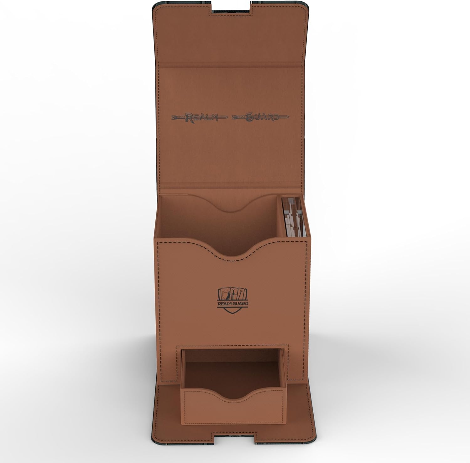 (Treasure Chest) 100+ Card Custom Art TCG/MTG Commander Deck Box With Storage