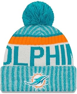 New Era MIAMI DOLPHINS BEANIE - NFL SIDELINE 2017 - TURQUOISE