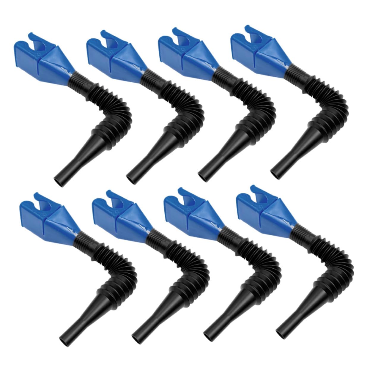 Alipis Embudo De Aceite Flexible Para Motocicletas Diseño De Boca Ancha Y Para Cambios De Aceite Y Vehículos 8 Piezas*3