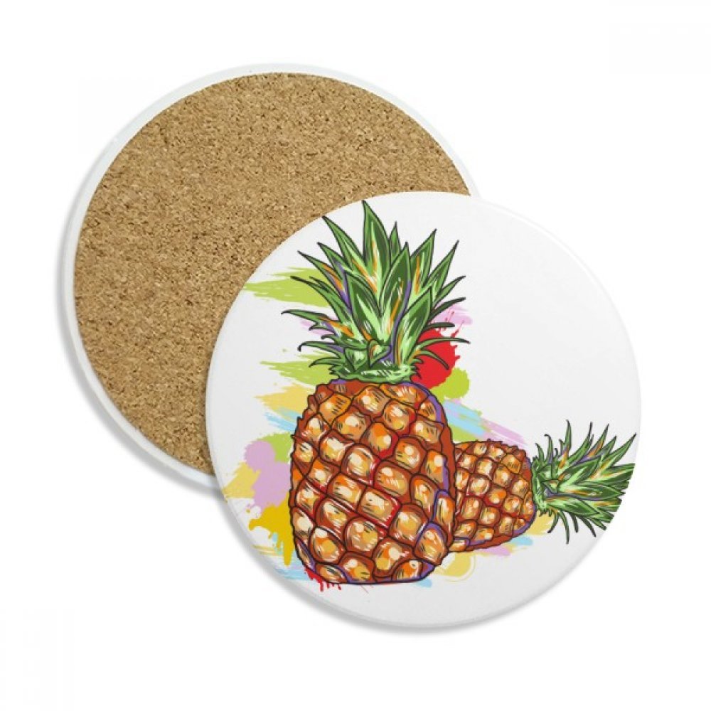 Support absorbant pierre dessous de verre céramique anti-tache