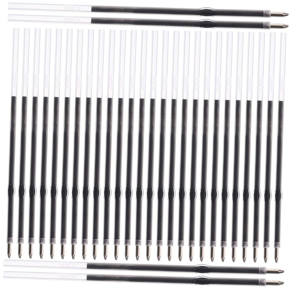 DOITOOL 3 Ensembles Recharge À Séchage Rapide Recharges Pour Stylos Recharger Le Rouleau Encreur Remplacements De Recharge De Stylo Recharges De Stylo De Bureau Plastique 200 Pièces * 3