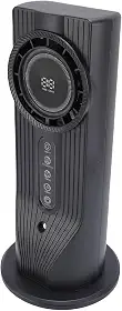 Cryfokt Ar condicionado portátil, 100 ml, 6 velocidades, USB 3 em 1 evaporativo, mini ar-condicionado, ventilador de refrigeração, umidificador com função de temporizador 6H para quarto, acampamento