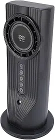 Cryfokt Ar condicionado portátil, 100 ml, 6 velocidades, USB 3 em 1 evaporativo, mini ar-condicionado, ventilador de refrigeração, umidificador com função de temporizador 6H para quarto, acampamento