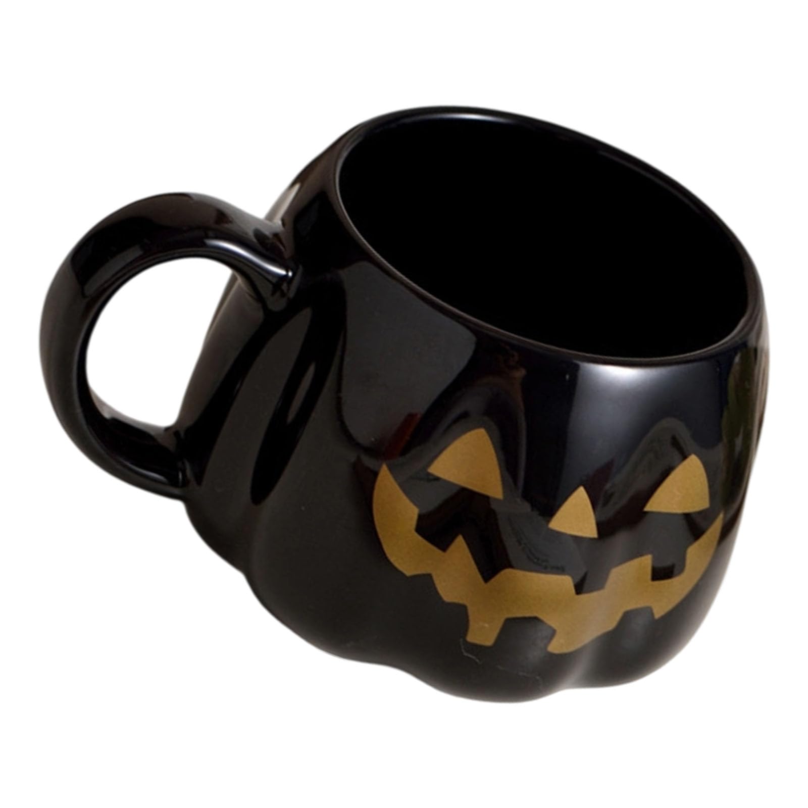 Elnwnnkc Ceramic Pumpkin Cup Halloween Oriented Cup with Not Deadly Luminousness Excellent for Daily Use Kitchen Dining Otherwise Present Thoughts Halloween Pumpkin