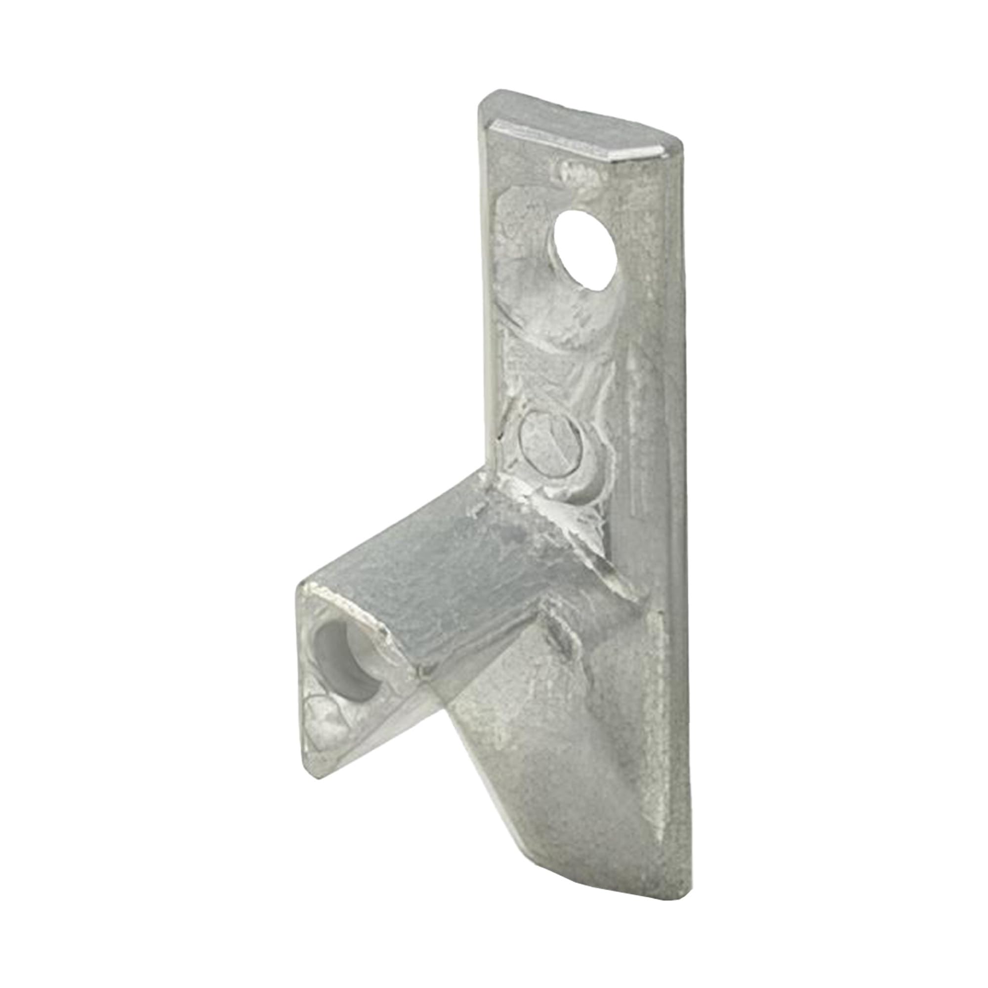 Brixwell Cam Pivot Zinc Material, Left Type, Silver Finish, Height 1-15/32", Width 7/16", Mounting Flange Length 1/2", for Left-Handed Window and Sash