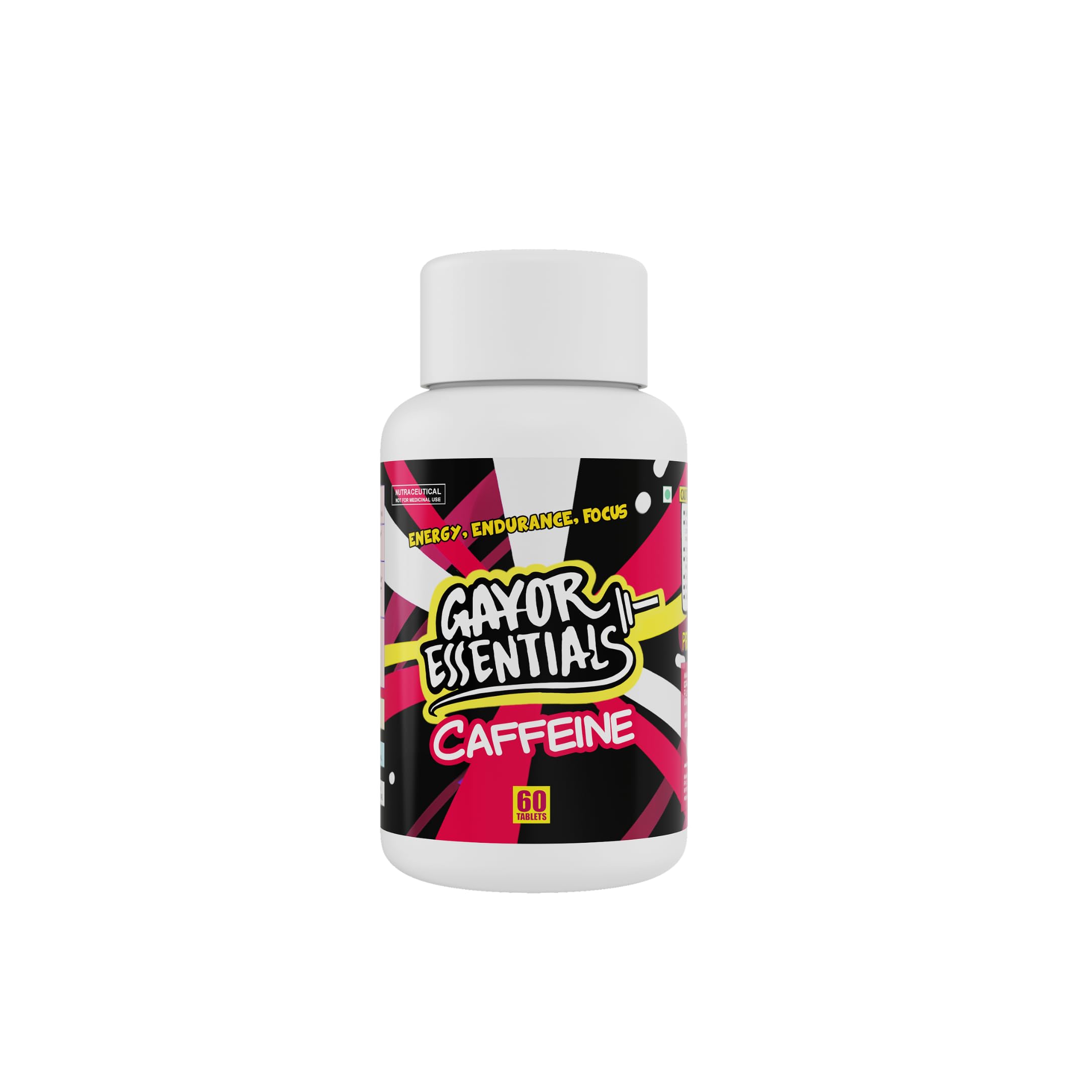 Gayor Caffeine + Piperine 200 mg Tablets concentration Tablets,Focus,concentration Mental Focus & Energy | Pure & Potent | Healthy Body | Daily Nutrition | (60 TABLETS) (B09SY3QJHT) Amazon Price History, Amazon Price Tracker