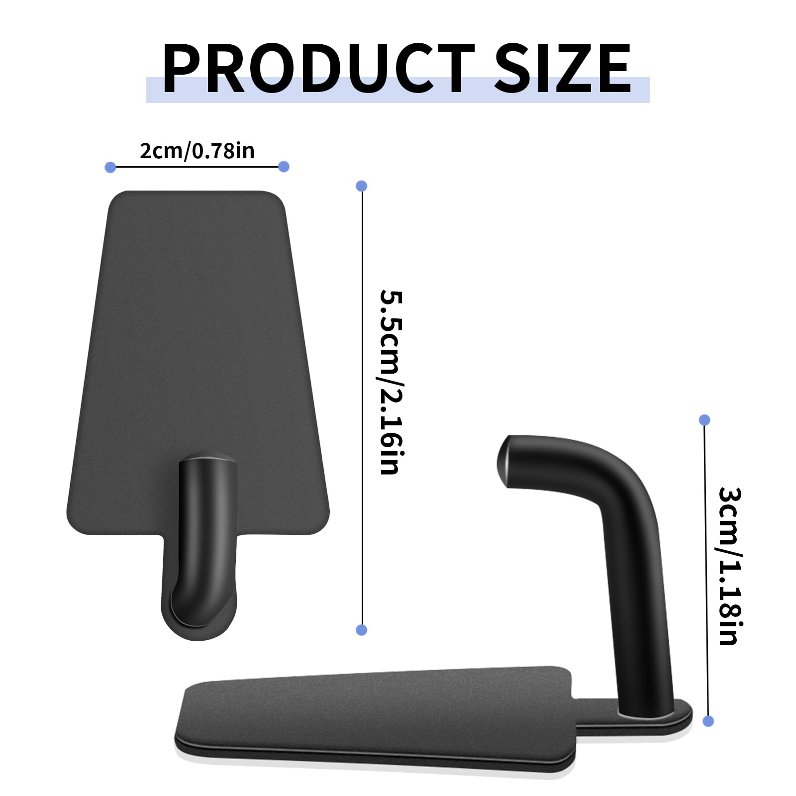 PROPOR Ganci Adesivi Per Bagno - 3 Pezzi, Acciaio Inox, Senza Forare, Per Asciugamani E Accappatoi - Foto 6