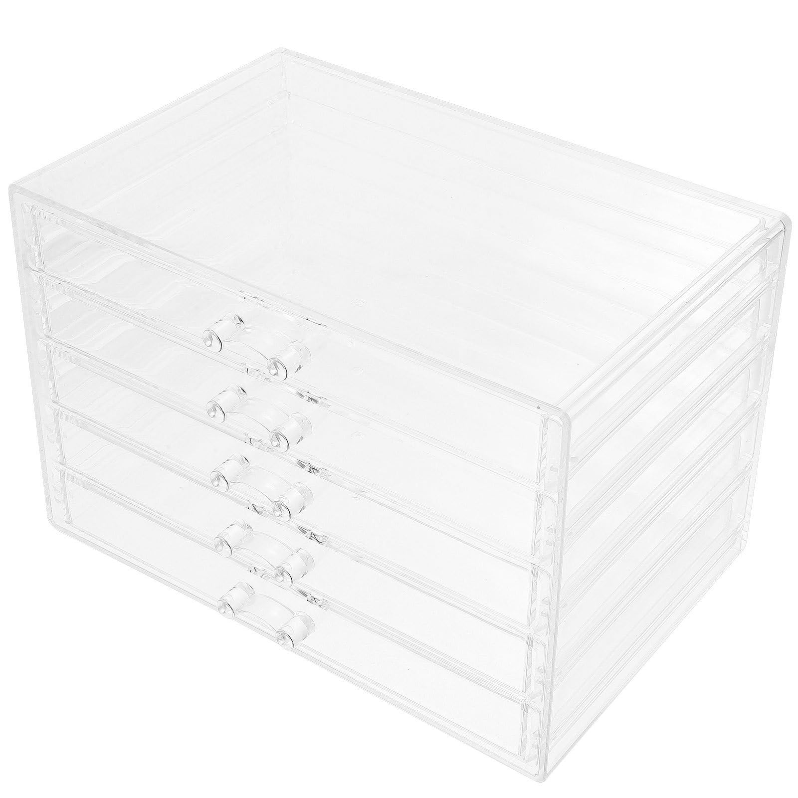 Organizador para Acrílico Transparente de Cinco Cajones Escritorio