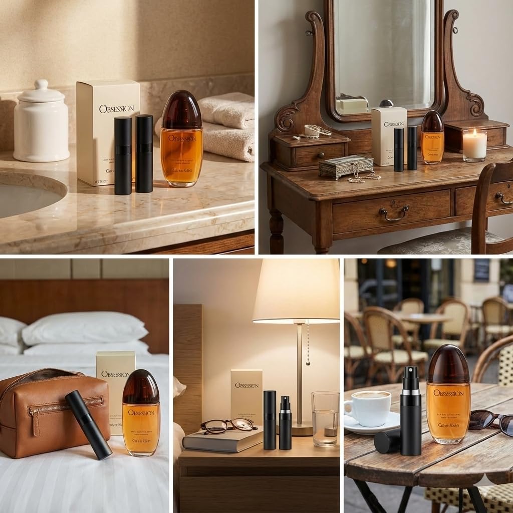 Bundle- New Box Obsession perfume for Women 3.3 fl oz Eau de Parfum Spray with Mini Refillable Atomiser(color may vary) - Image 2