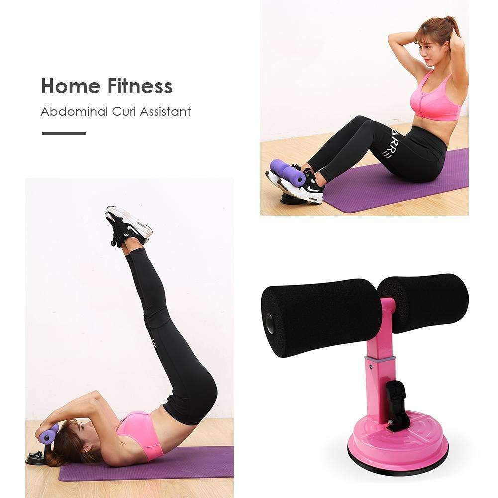 HEMJEX Sit-ups and Push-ups Suction base Home Fitness Equipment Abdominal Chest and arm Muscles Exercise Workout Adjustable Equipment(Multicolour) (Black) 3