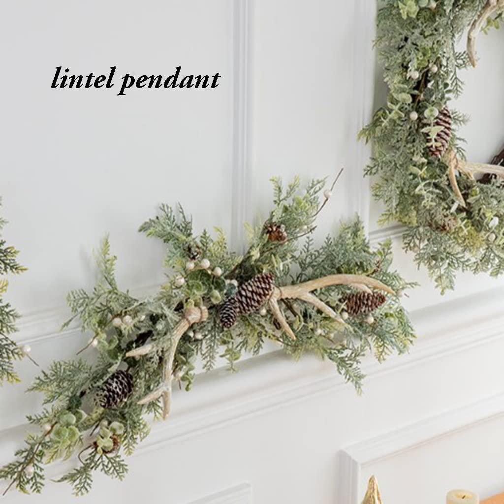 Guirlandes Couronnes Faites à la Main Couronne de rotin Porte d'entrée Magnifiques couronnes de noël pour Les Vacances fête de Mariage décor à la Maison Tous Les Jours Peut être réutilisé