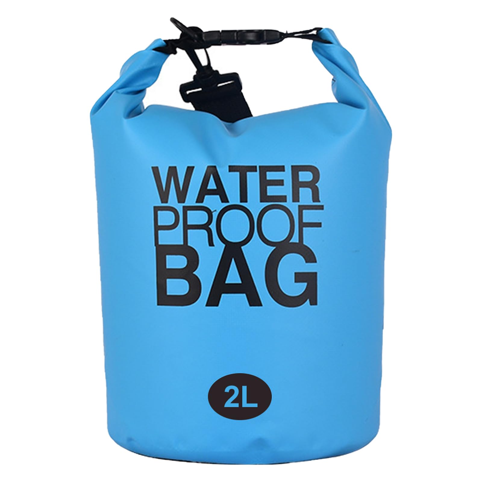 Wasserdichter Rucksack Dry Bag, Wasserdichte Tasche, Wasserdichter Packsack Mit Schultergurt, Wasserdichte Tasche im Freien, für Reisen Bootfahren Schwimmen Wandern, Wasserdichter Packsack, 2L