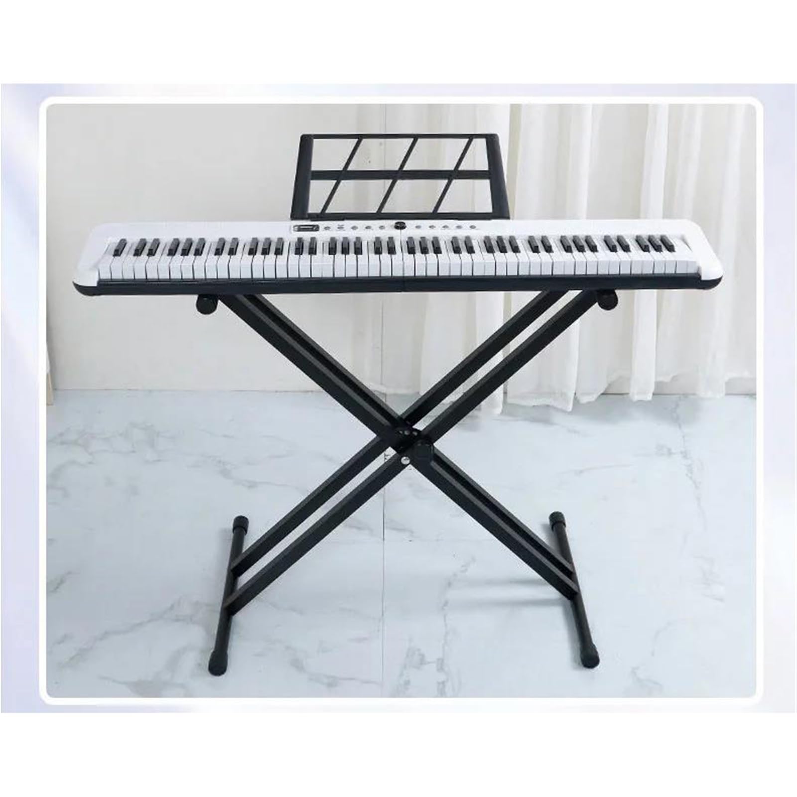 Pianino Elektroniczne Przenośne Pianino Elektroniczne Dla Dorosłych Z 88 Klawiszami I Układem Klawiatury Organów(Style D)