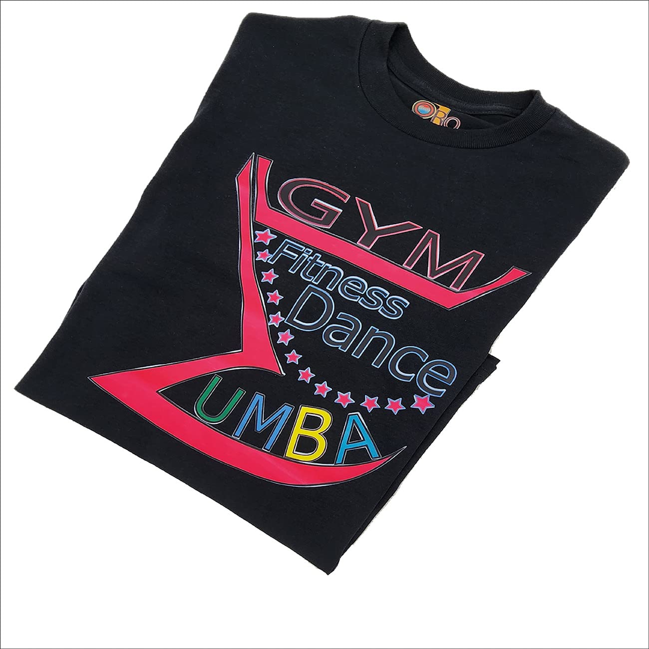 Zumba ubrania dla kobiet: T-shirt gotowy na podłogę do tańca, idealny dla osób na siłowni - zabawa dla kobiet, prezenty fitness i prezenty zumba