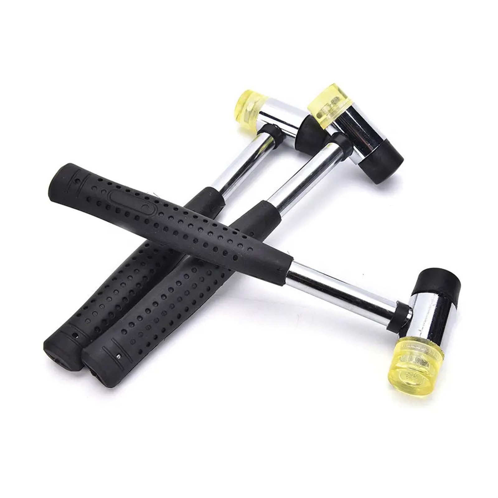 młotek gumowy, 10mm 25mm Mini Dwustronny Gumowy Młotek Domowy Nylonowa Głowica Ręczny Narzędzie do Biżuterii/Rzemiosła/DIY(25mm)