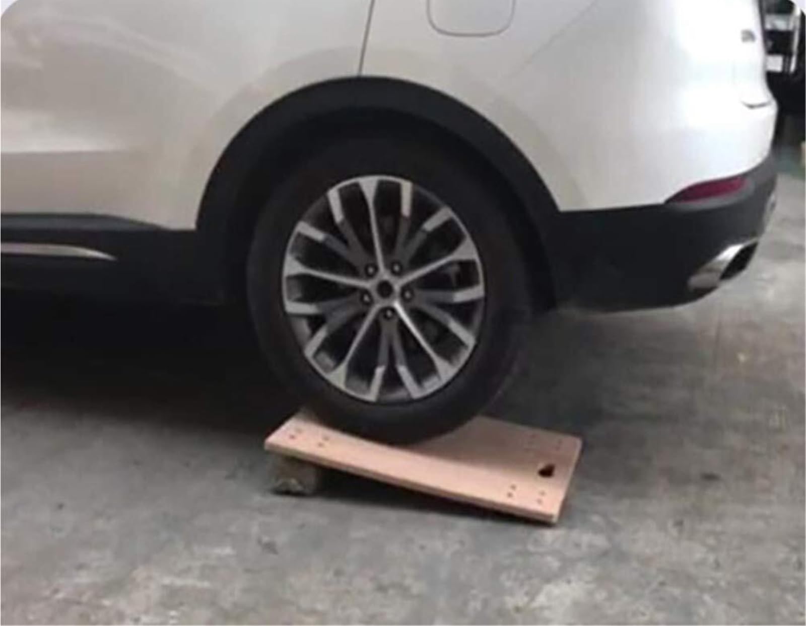 Plataforma rodante de Madera Carrito de Transporte Cuadrado Carrito de Mano Ligero Multiuso Rueda de 5 Pulgadas(48x40cm)