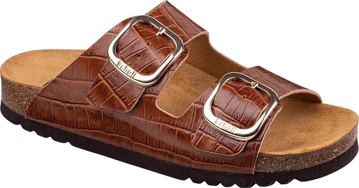 Scholl Women's Noelle Sandal, Cognac, 6 UK